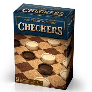Cardinal Games Traditions - Classic Checkers Set